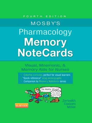 cover image of Mosby's Pharmacology Memory NoteCards--E-Book